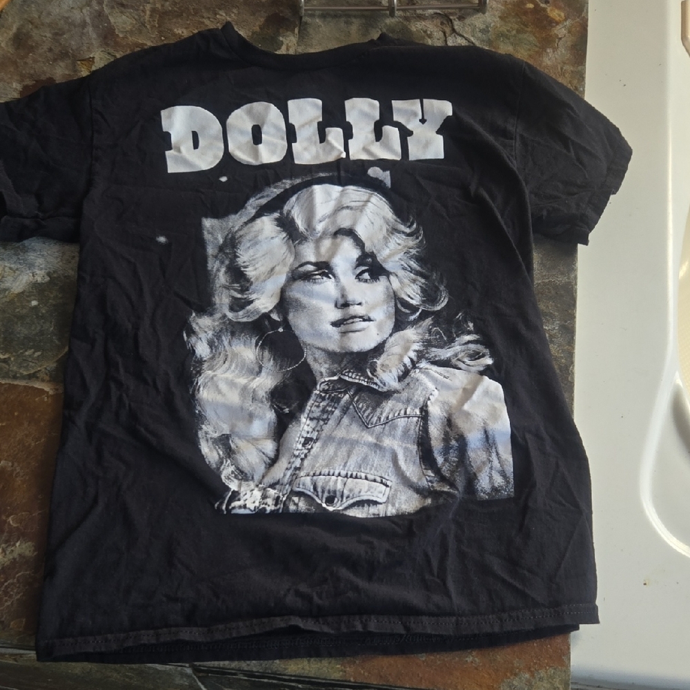 Black Graphic Tee with Iconic Print